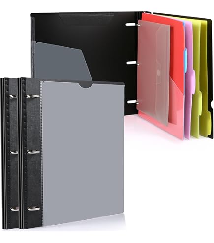 WOT I Telescoping 3 Ring Binder 1 Inch, Expandable Flexible Binder - Patented