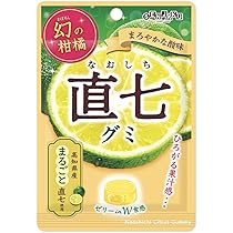 Amazon | 扇雀飴本舗 幻の柑橘 直七グミ 40g×12個 | 扇雀飴本舗 | グミ