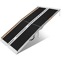 Amazon | Ruedamann スロープ 車椅子 長さ122.5-214cm 無段階長さ調整