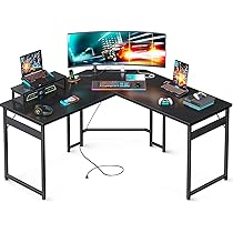 【SAKI】パソコンデスク　PCデスク　デスク Amazon | AODK l字デスク パソコンデスク L字型 ゲーミング
