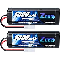 Amazon.co.jp: ゼエエ Zeee 7.2V 5000mAh NiMH TAMIYAプラグ付き 2