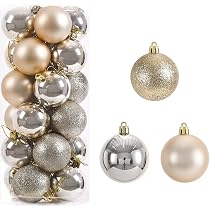 Amazon.co.jp: クリスマスボール クリスマスオーナメント シャンパン