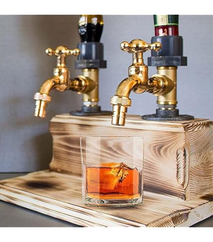 Amazon｜木製ウイスキー木材ディスペンサーウイスキーディスペンサー