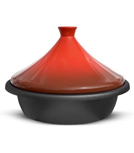 Amazon | Emile Henry 32 x 32 x 23 cm Tagine Pot, Charcoal | Emile