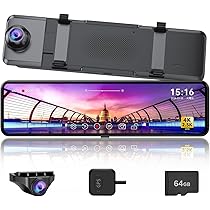 Amazon | Changer ドライブレコーダー ミラー型 【 4K+2.5K 伸縮式