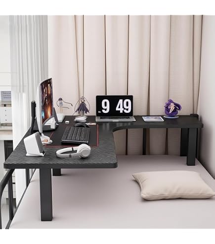 Amazon | パソコンデスク 引き出し付 鏡面 幅120cm 幅60cm PCデスク