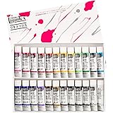 リキテックス(Liquitex) アクリル絵具 カラー レギュラータイプ 24色セット ミキシング 20ml(6号)