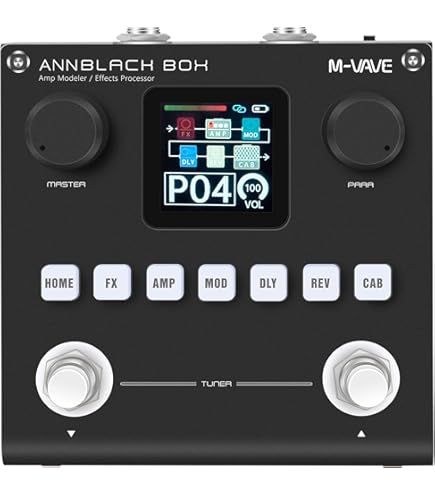 Amazon.co.jp: M-VAVE マルチエフェクトギターペダル - デジタルエレキ
