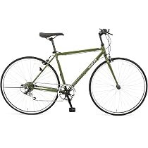 Amazon | クロスバイク 700C シマノ6段変速 自転車 スチールフレーム