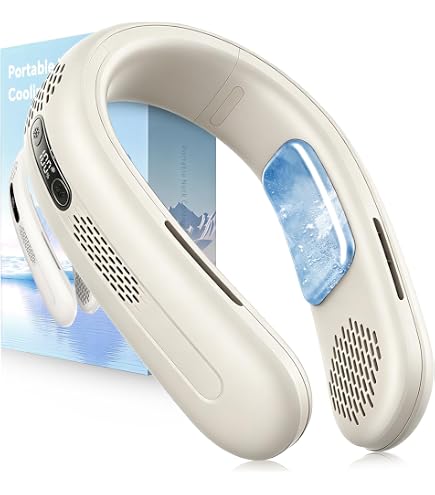 Amazon.co.jp: Neck Fan, Handsfree, Neck Fan, Portable Fan, Neck