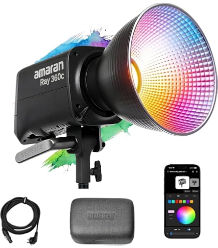 Amazon | Aputure amaran 150c LEDビデオライト,RGBWW フルカラー150W