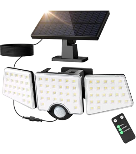 Amazon | Lepro ソーラーライト 人感センサーライト 防犯ライト