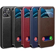 iPhone 13 Pro Max ケース 6.7インチ　窓付き 手帳型 青 窓付き 閉じたまま操作可能iPhone13 手帳型ケースiPhone13 mini