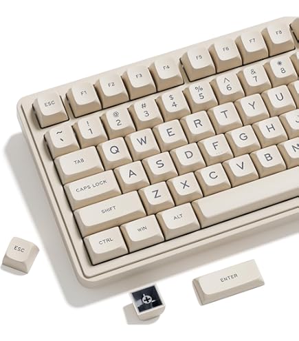 Amazon.co.jp: Keyreative KAT Operator 厚手PBTキーキャップセット