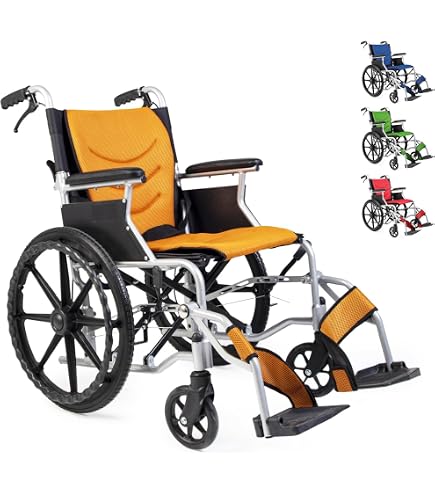 Amazon | アルミ製自走用車いす 室内用 AR-201B/ 座幅40cm ♯S-1