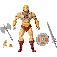 Masters of the Universe MOTU Masterverse He-Man Action Figure, 40th Anniversary Figure with Accessories, Character Toy Collec