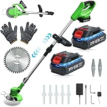 充電式草刈機 草刈り機 コードレス最新型 ナイロンカッター 伸縮 バッテリー2個 即納 一年保証 バッテリー2個】ナイロンカッター 草刈機 充電式