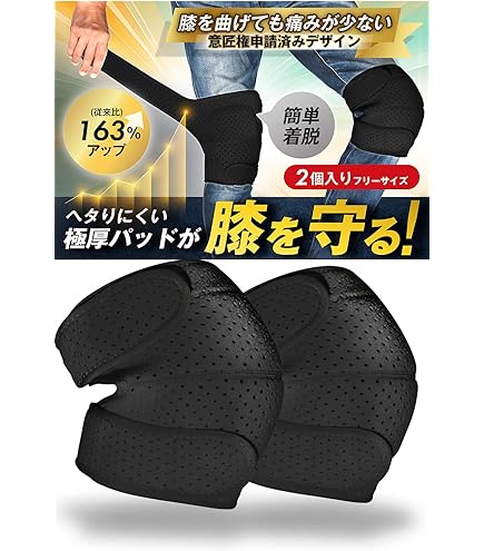 Amazon.co.jp: 福徳産業 ニーパット ハードタイプ 膝ガード
