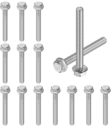Amazon | M8 x 40mm フランジ付き六角ボルト フランジ六角ネジ