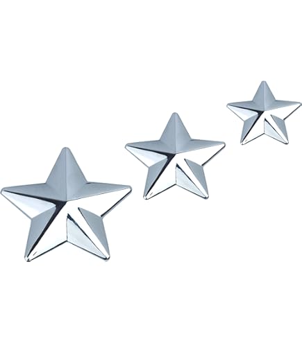 Amazon.co.jp: Olive-G 3D エンブレム 星型プレートステッカー 自動車