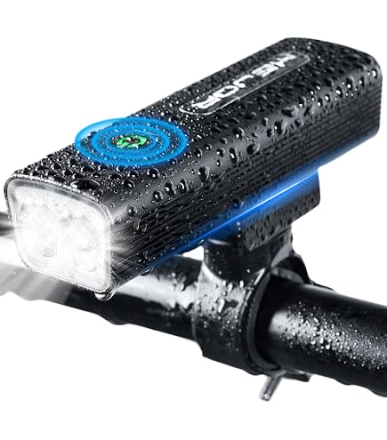 Amazon | 自転車 ライト 強力ランプ 高輝度 大容量 5600mAh 5つモード