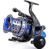 Fiblink 4-Piece Surf Rod Carbon Spinning Fishing Rod Portable Travel Fishing Pole Length: 9' For