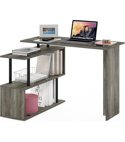 Amazon.co.jp: フリノ(Furinno) L型パソコンデスク Abbottシリーズ