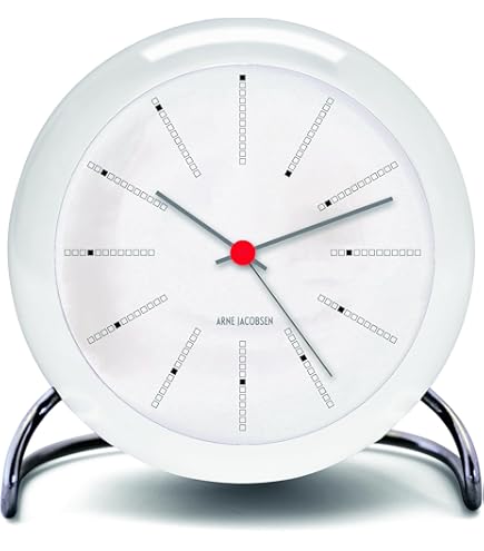 ARNE JACOBSEN グレー 置き時計 アラーム 目覚まし時計 北欧 Amazon.co.jp: Arne Jacobsen 置き時計 グレー 11cm : ホーム