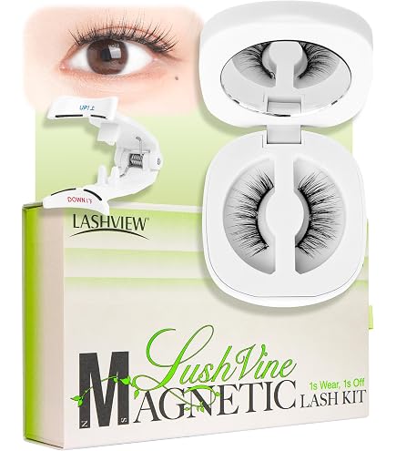 Amazon | LASHVIEW マグネットつけまつ毛 一体型 、磁気 つけまつげ