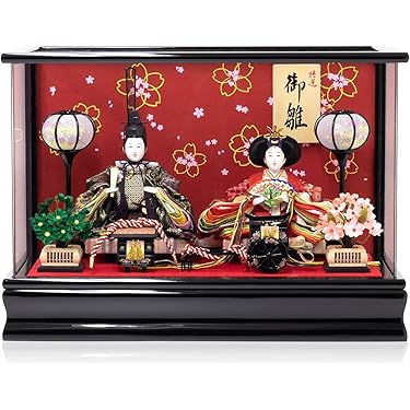 【一点限り】雛人形 ケース飾り　K48 一点限り】雛人形 ケース飾り K48