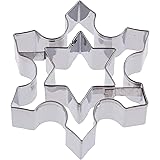 cotta cotta クリスマスクッキー型 雪の結晶 星 シルバー W5.9×L6.8×H2cm 91945