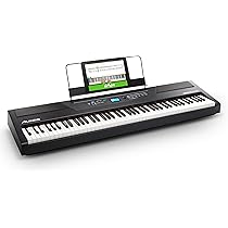 Amazon | Alesis 電子ピアノ 88鍵盤 ウェイティッドハンマーアクション 