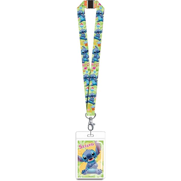 Buckle-Down Moana Lanyard With Pua & Hei Hei - Beige Orange, 1 Inch Wide, Officially Licensed Disney