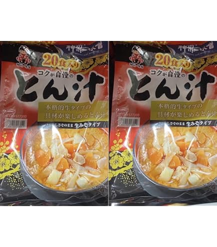 Amazon | 旭松食品 生みそずい生タイプ とん汁4食【袋入】 8袋 | 生