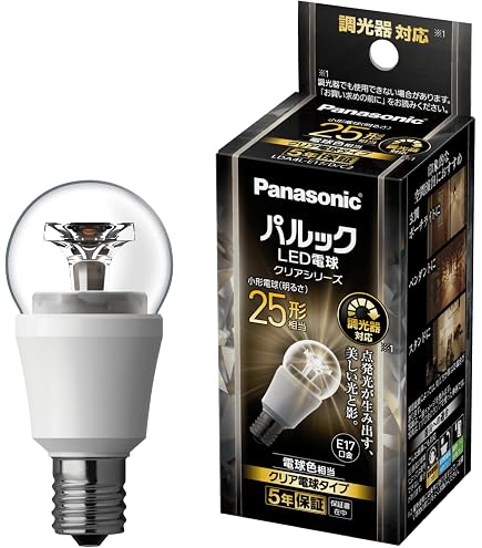 Amazon | パナソニック パルックLEDクリア電球 きらめき 陰影