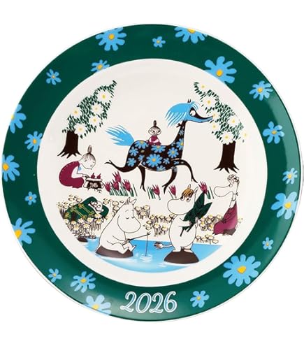 Amazon.co.jp: MOOMIN (ムーミン) 2025年 イヤーズ プレート 皿 直径約
