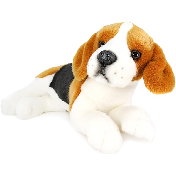 large stuffed beagle