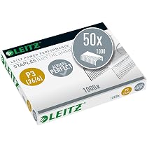Agrafeuse Leitz Agrafes Leitz Power Performance 26/6 - Lot De 5000 (galvanisées) Agrafes 26/8
