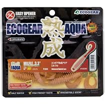 Amazon.co.jp: エコギア(Ecogear) ワーム 熟成アクア ミルフル 3.3