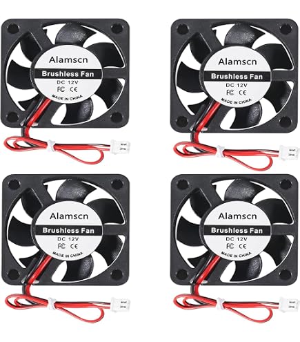 Amazon | Anmbest 2個セット 5010サイレントブラシレス冷却ファン2ピン