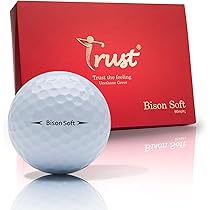 Amazon.co.jp: TrustトラストゴルフボールBison Soft 飛ぶ