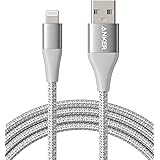Anker PowerLine+ II ライトニングケーブル MFi認証 高耐久 iPhone 13 / 13 Pro / 12 / SE(第3世代) / iPad 各種対応 (1.8m シルバー)