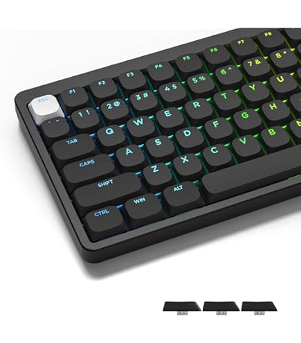 Amazon.co.jp: Lofree Flow84メカニカルキーボード、レトロホワイト84