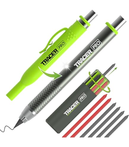 FastCap Fatboy Extreme Carpenter Bleistift – Nachfüllpackung Mit 5 Roten Minen