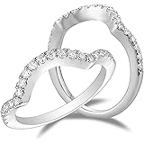 DovEggs platinum-plated-silver moissanite