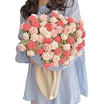 Amazon | 花束になるブランケット かぎ針編みキット フラワーブーケ