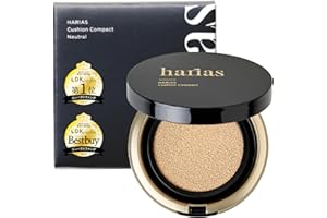 HARIAS ハリアス (公式) クッションファンデーション クッションファンデ SPF50+ ナイアシンアミド 医薬部外品 美容液 ファンデーション 人気ランキング (オークル)