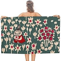 Amazon｜ムーミン リトルミイ バスタオル ビーチタオル タオル