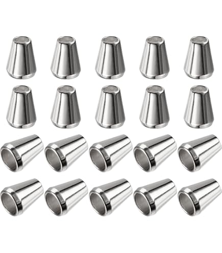 Amazon.co.jp: uxcell 金属靴紐チップ ネジ靴紐チップ 金属 コード
