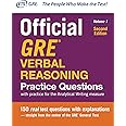 Official GRE Verbal Reasoning Practice Questions: With Practice for the Analytical Writing Measure